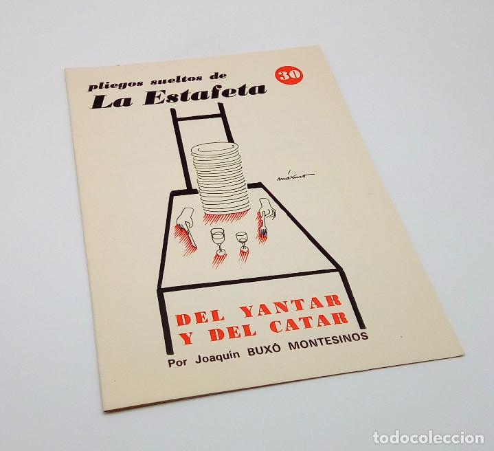 Coleccionismo de Revistas y Peri&oacute;dicos: Pliego Suelto de La Estafeta n&ordm; 30 - Del yantar y del cantar - A&ntilde;os 70