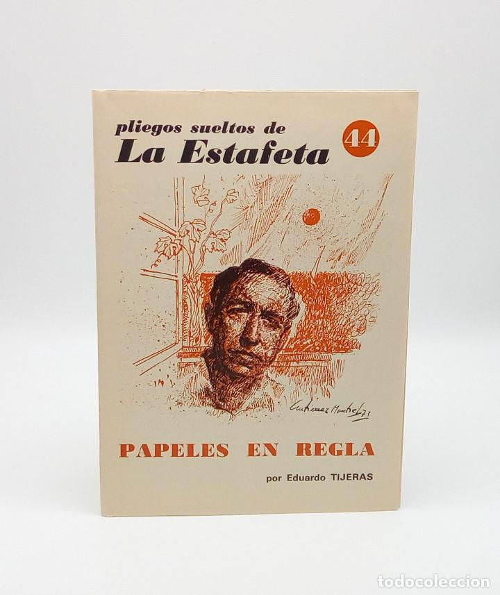 Coleccionismo de Revistas y Peri&oacute;dicos: Pliego Suelto de La Estafeta n&ordm; 44 - Papeles en regla - A&ntilde;os 70