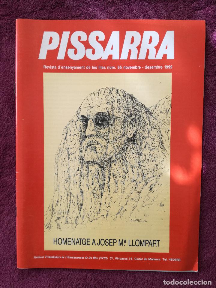 Collezionismo di Riviste e Giornali: REVISTA PISSARRA 65 - 1982 - ESPECIAL HOMENATGE A JOSEP MARIA LLOMPART