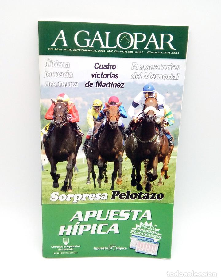 Coleccionismo de Revistas y Peri&oacute;dicos: Revista h&iacute;pica A Galopar n&ordm; 488 - 2008