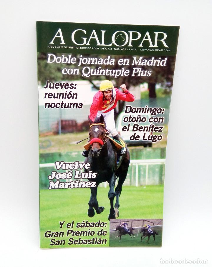 Coleccionismo de Revistas y Peri&oacute;dicos: Revista h&iacute;pica A Galopar n&ordm; 485 - 2008
