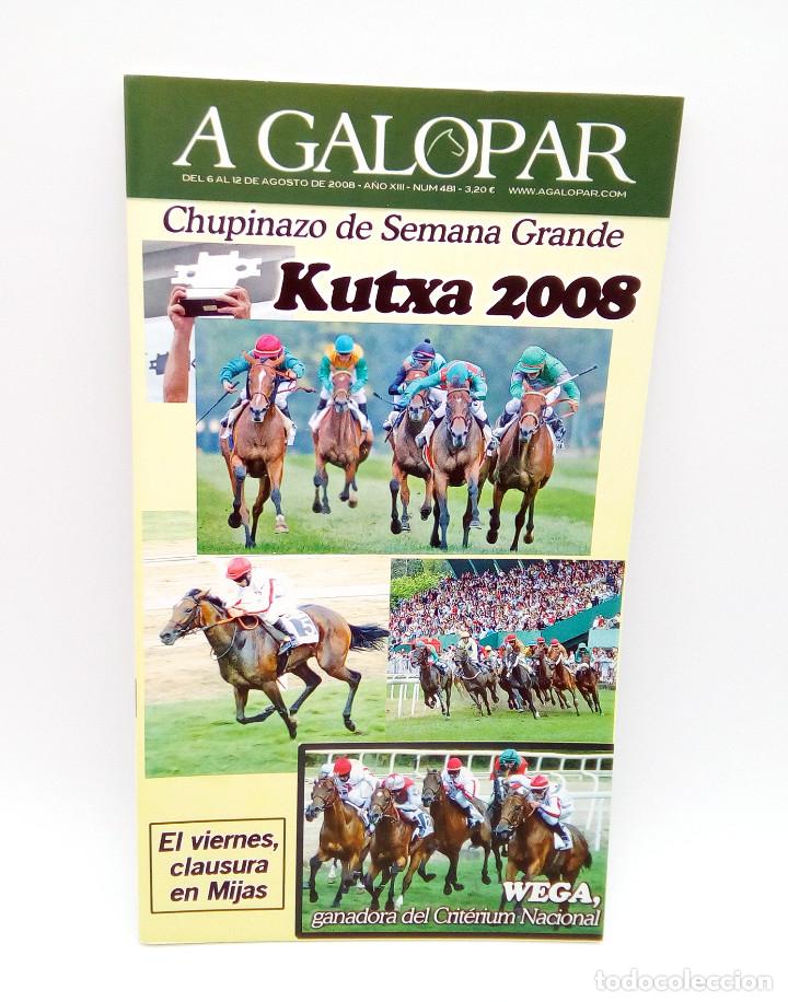 Coleccionismo de Revistas y Peri&oacute;dicos: Revista h&iacute;pica A Galopar n&ordm; 481 - 2008