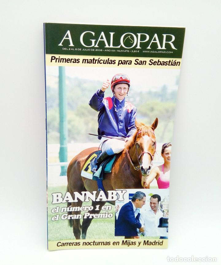Sammeln von Zeitschriften und Zeitungen: Revista h&iacute;pica A Galopar n&ordm; 476 - 2008