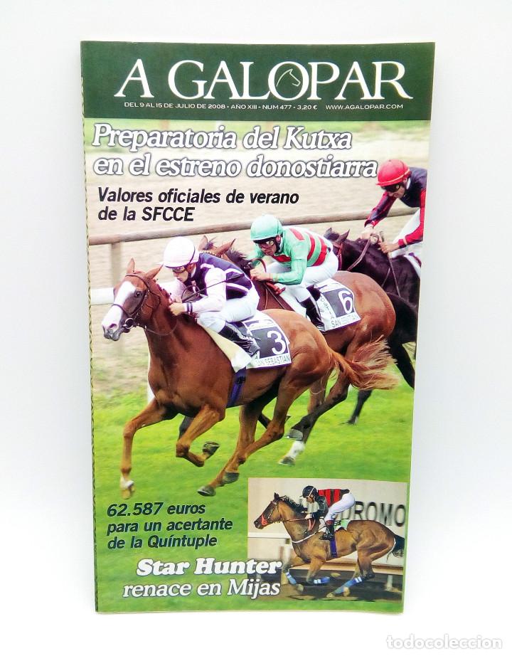 Sammeln von Zeitschriften und Zeitungen: Revista h&iacute;pica A Galopar n&ordm; 477 - 2008