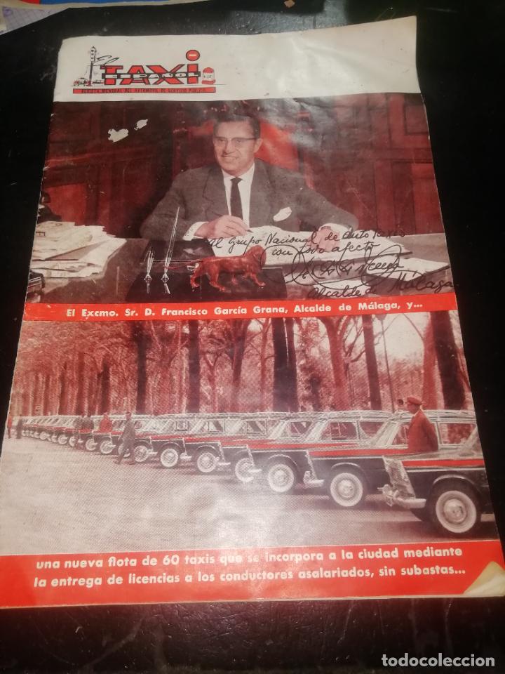 Coleccionismo de Revistas y Peri&oacute;dicos: REVISTA MENSUAL EL TAXI ESPA&Ntilde;OL A&Ntilde;O V N&ordm;50 ABRIL DE 1964 EL ALCALDE DE MALAGA