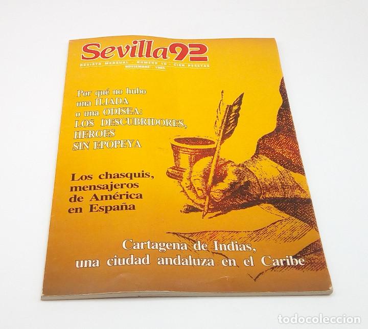 Coleccionismo de revistas y peri&oacute;dicos: Revista Sevilla 92 - n&ordm; 10 - 1985