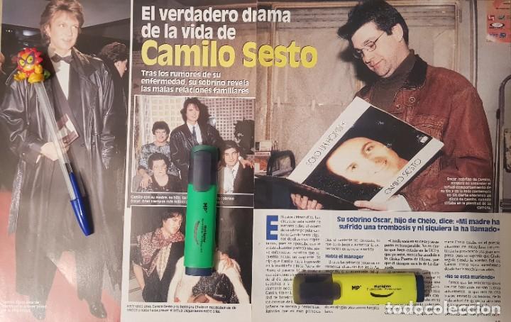 Coleccionismo de Revistas y Peri&oacute;dicos: Reportaje de Camilo Sesto 16.02.2000