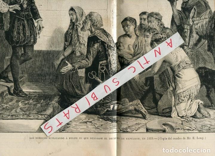 Collectionnisme de Revues et Journaux: REVISTA A&Ntilde;O 1875 EXPULSION DE LOS MORISCOS POR FELIPE III A&Ntilde;O 1619 VERMOUTH DE SALLES COCHES