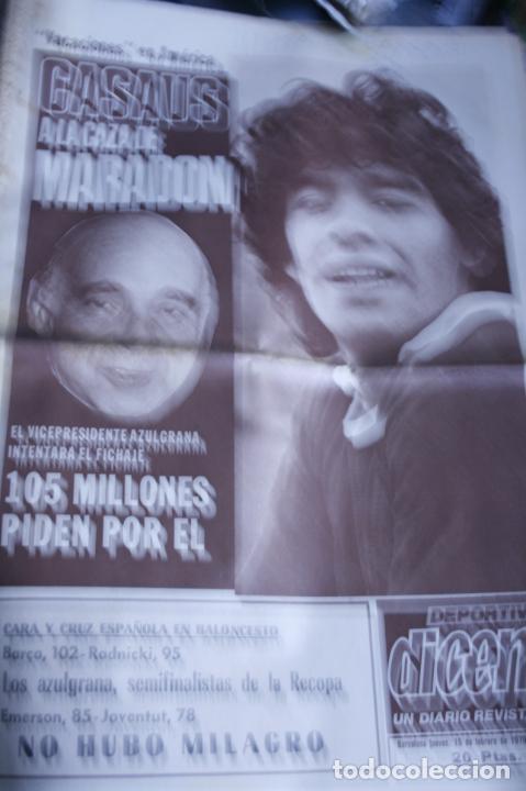 Coleccionismo de Revistas y Peri&oacute;dicos: DIARIO DICEN N&ordm; 4355 MARADONA BAR&Ccedil;A FUTBOL BARCELONA 1979