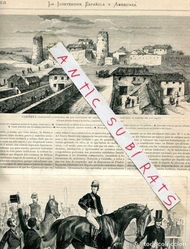 Collezionismo di Riviste e Giornali: REVISTA A&Ntilde;O 1875 TERCERA GUERRA CIVIL CARLISTA OTEIZA MONTE ESQUINZA SANTA BARBARA CARI&Ntilde;ENA GAMUNDI