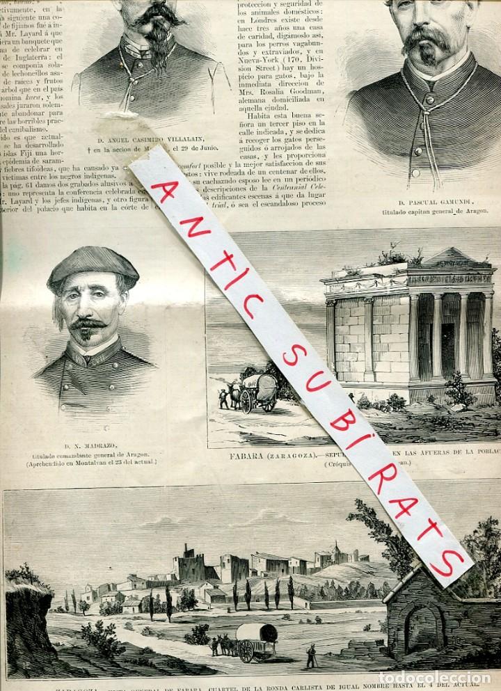 Collezionismo di Riviste e Giornali: REVISTA 1875 TERCERA GUERRA CIVIL CARLISTA MONLLEO ANGEL CASIMIRO VILLALAIN MADRAZO GAMUNDI FABARA