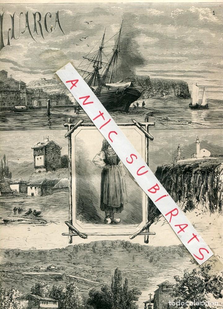Coleccionismo de Revistas y Peri&oacute;dicos: REVISTA A&Ntilde;O 1875 LUARCA PUERTO VAQUERIA TRA&Ntilde;AS ERMITA BLANCA PUENE RIO NEGRO HOTEL PARA GATOS PANAMA