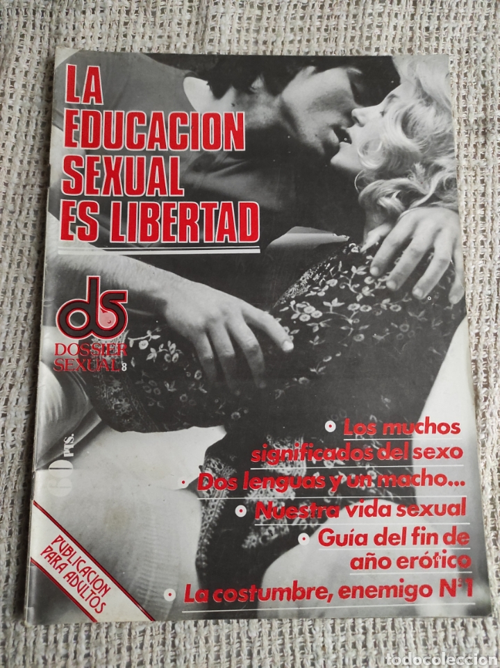 Coleccionismo de revistas y peri&oacute;dicos: DS DOSSIER SEXUAL N&ordm; 8 LA EDUCACION SEXUAL ES LIBERTAD - revista de sexualidad de la epoca A&Ntilde;OS 70