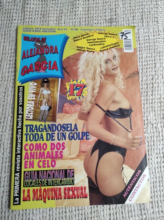 Coleccionismo de Revistas y Peri&oacute;dicos: RELATOS DE ALEJANDRA GARCIA N&ordm; 38 ( REVISTA EROTICA DE LOS 90 )