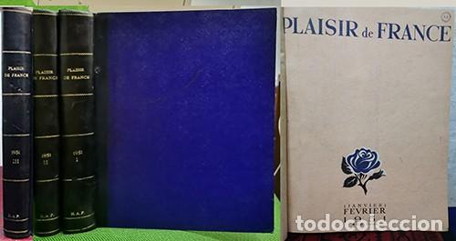 Collection Magazines and Newspapers: REVISTA ILUSTRADA PLAISIR DE FRANCE - 3 TOMOS A&Ntilde;O 1951 10 MESES - A-REVIL-0691