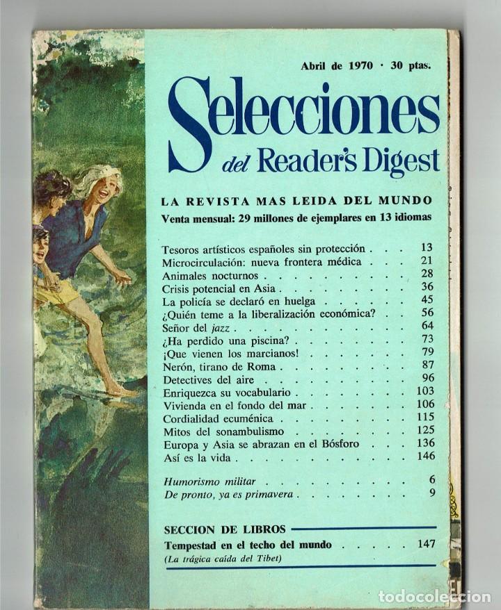 Coleccionismo de Revistas y Peri&oacute;dicos: Selecciones del Reader's Digest / Abril 1970 / Tesoros art&iacute;sticos espa&ntilde;oles sin protecci&oacute;n