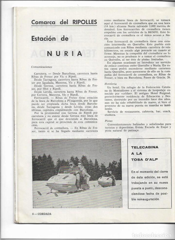 Coleccionismo de revistas y peri&oacute;dicos: A&Ntilde;O 1970 EXCURSIONISMO ESQUI ESTACION NURIA LA MOLINA BAQUEIRA LLESSUI SUPER ESPOT CHIRUCA SKIBOB