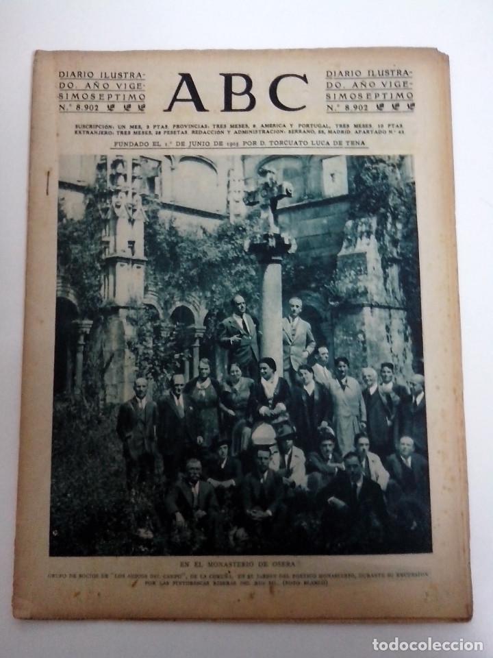 Coleccionismo de Revistas y Peri&oacute;dicos: ABC DIARIO ILUSTRADO A&Ntilde;O VIGESIMOSEPTIMO N&ordm; 8.902