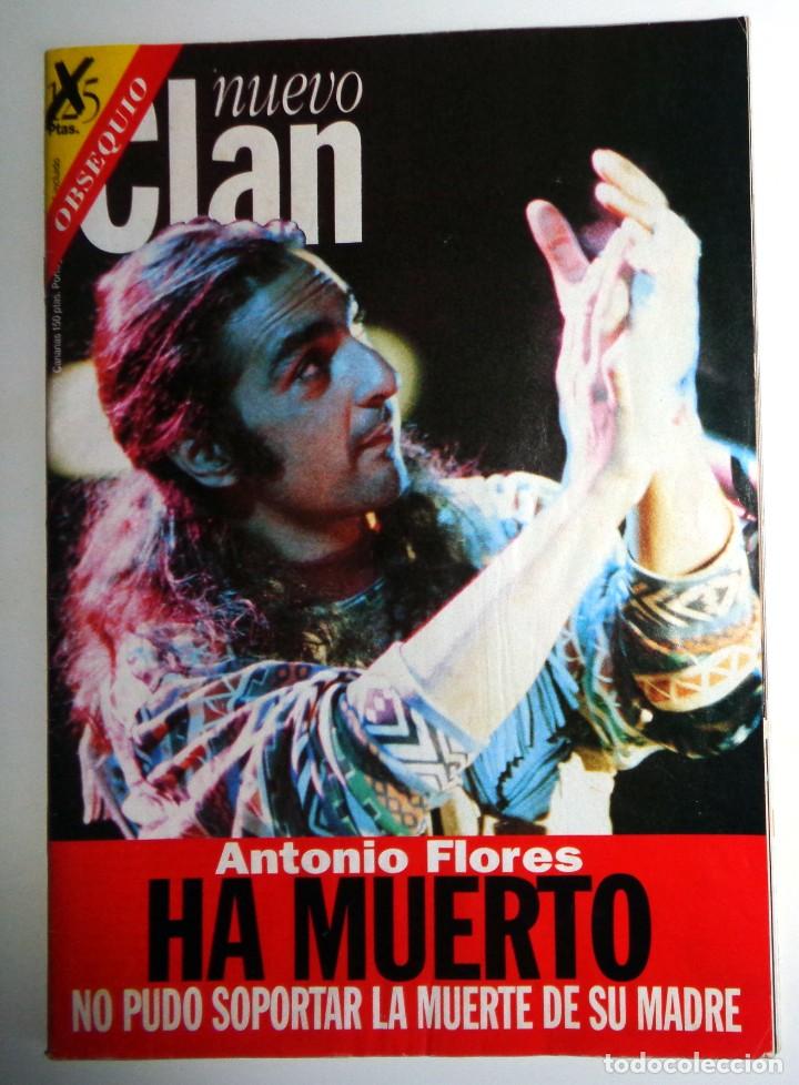 Coleccionismo de Revistas y Peri&oacute;dicos: REVISTA NUEVO CLAN OBSEQUIO N&ordm;435 - MUERTE DE ANTONIO FLORES LOLA FLORES - A&ntilde;o 1995