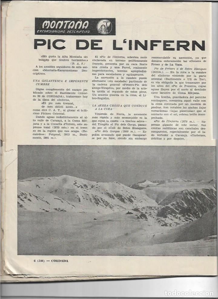 Sammeln von Zeitschriften und Zeitungen: A&Ntilde;O 1956 EXCURSIONISMO PIC DE INFERN PANTICOSA VALLE DEL ARA ESPELEOLOGIA BURGOS BERGER GRENOBLE