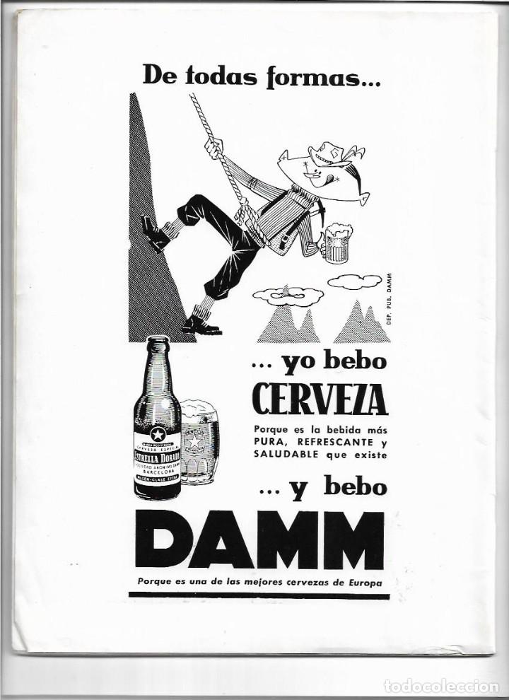 Coleccionismo de revistas y peri&oacute;dicos: A&Ntilde;O 1964 EXCURSIONISMO GOS ATURA PANTANO SAU SANT ROMA REFUGIO POMBIE MASSO TORRENTS CERVEZA DAMM