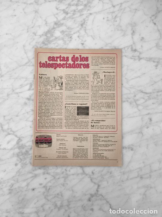 Coleccionismo de Revistas y Peri&oacute;dicos: TELE RADIO - 1978 - EL JUGLAR Y LA REINA, ANTONIO GALA, SOLIMA, CANTARES, GREASE