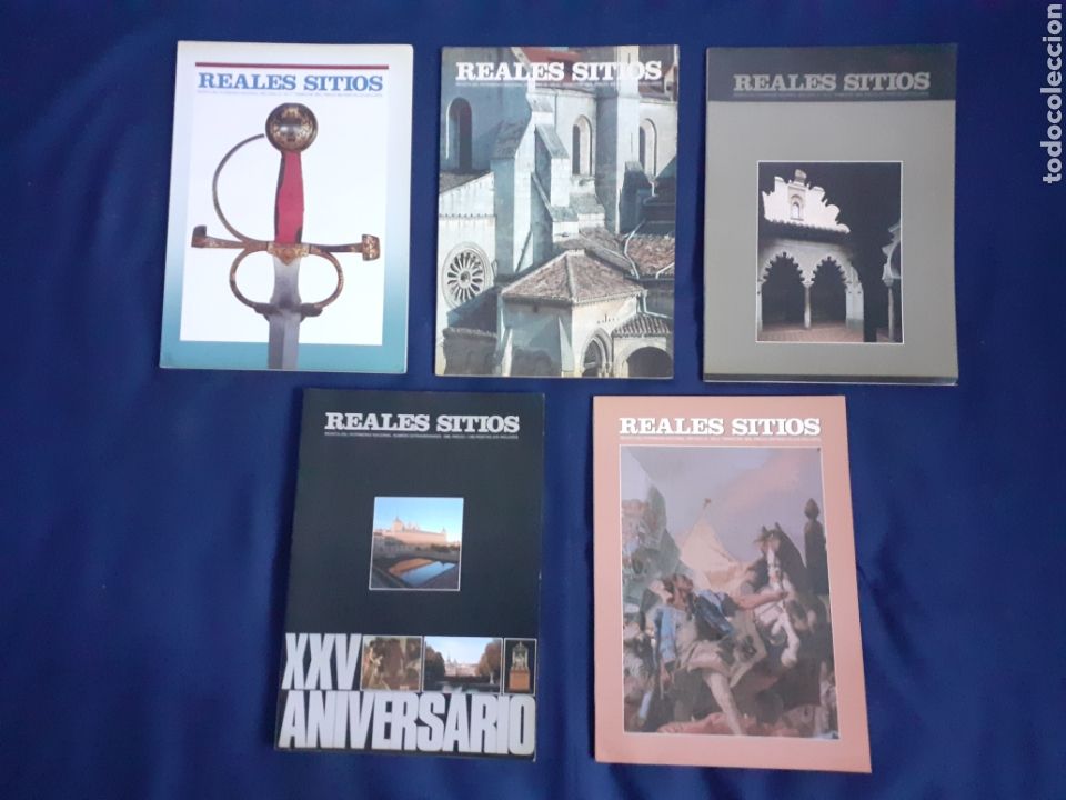 Coleccionismo de Revistas y Peri&oacute;dicos: LOTE 5 REVISTAS REALES SITIOS A&Ntilde;OS 1989/90/91 EN BUEN ESTADO