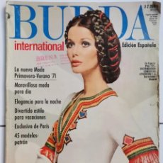 Coleccionismo de Revistas y Periódicos: BURDA INTERNATIONAL PRIMAVERA-VERANO 1971 SIN PATRONES