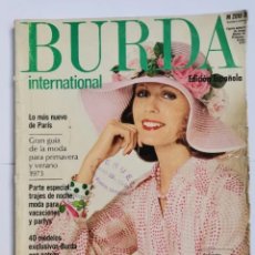 Coleccionismo de Revistas y Periódicos: BURDA INTERNATIONAL PRIMAVERA-VERANO 1973 SIN PATRONES