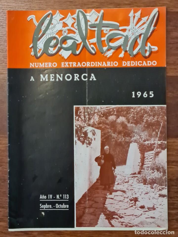 Coleccionismo de Revistas y Peri&oacute;dicos: LEALTAD. REVISTA GR&Aacute;FICA BALEAR. N&ordm; 113. 1965 (MENORCA 2.8)