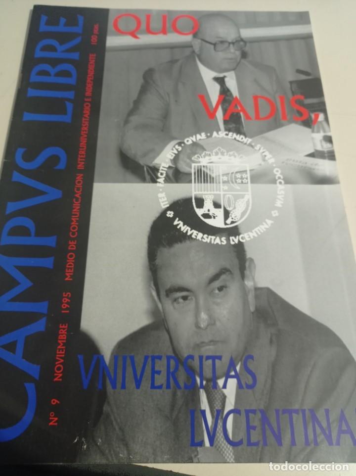 Coleccionismo de revistas y peri&oacute;dicos: REVISTA CAMPUS LIBRE N&ordm; 9. NOVIEMBRE 1995 REF. UR MES 1