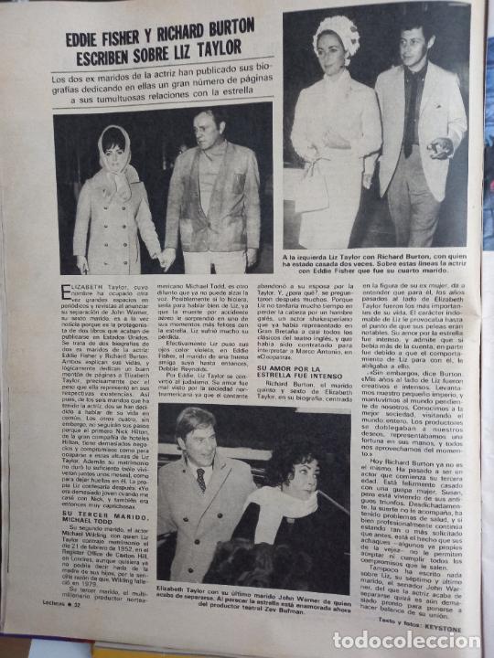 Collezionismo di Riviste e Giornali: EDDIE FISHER ELIZABETH TAYLOR LIZ richard burton