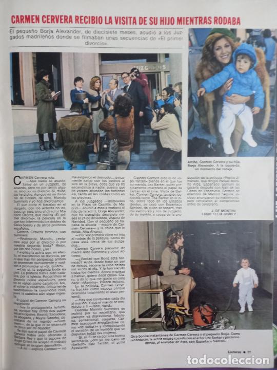Colecionismo de Revistas e Jornais: carmen cervera tita thyssen miss espa&ntilde;a el primer divorcio film