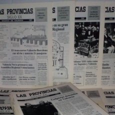 Coleccionismo de Revistas y Periódicos: 50 PERIODICOS LAS PROVINCIAS ANUARIO DE VALENCIA SIGLO XX DEL 1901 AL 1999 - FACSIMIL COLECCIÓN -. Lote 301434168