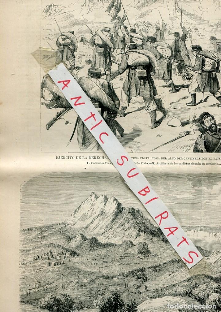 Collezionismo di Riviste e Giornali: REVISTA A&Ntilde;O 1876 TERCERA GUERRA CARLISTA EN PE&Ntilde;A ALTA ALSASUA ACCION SANTA BARBARA OTEIZA MONTEJURRA
