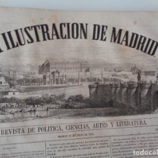 Coleccionismo de Revistas y Periódicos: LA ILUSTRACION DE MADRID 1870.-883