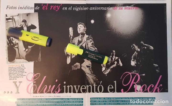 Coleccionismo de revistas y peri&oacute;dicos: Reportaje de Elvis Presley 18.08.97