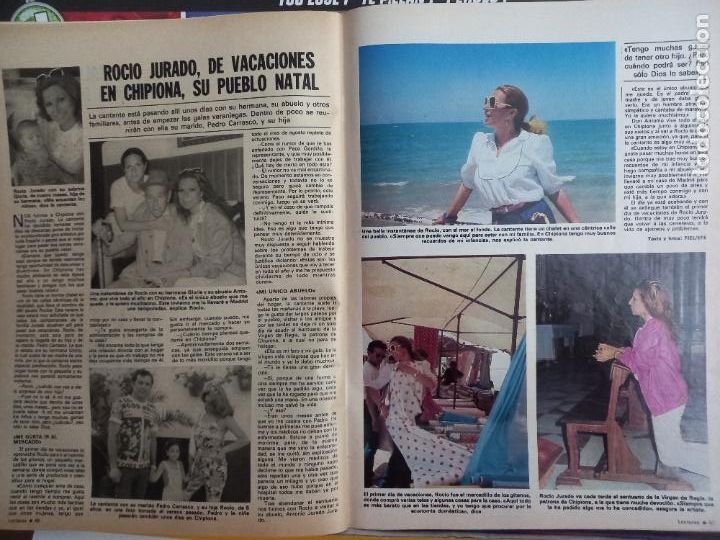 Coleccionismo de Revistas y Peri&oacute;dicos: ROCIO JURADO CHIPIONA