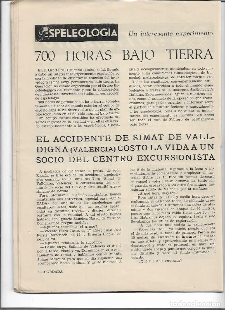 Coleccionismo de revistas y peri&oacute;dicos: A&Ntilde;O 1962 EXCURSIONISMO MUERTE ERNESTO LLOPIS SIMAT DE VALLDIGNA HOMBRE NEANDHERTAL LA CANDELARIA