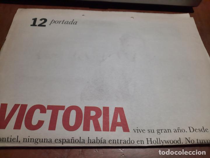 Coleccionismo de revistas y peri&oacute;dicos: VICTORIA ABRIL. ACTRIZ. 6 P&Aacute;GINAS. ARTICULO EXTRAIDO DE UNA REVISTA. BUEN ESTADO.