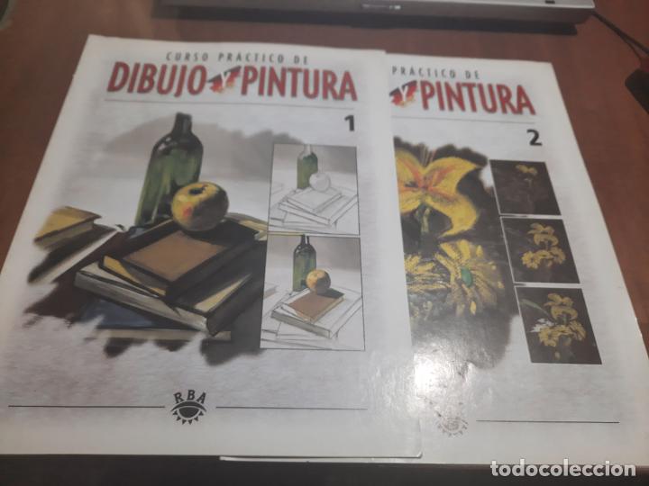 Coleccionismo de revistas y peri&oacute;dicos: CURSO PR&Aacute;CTICO DE DIBUJO Y PINTURA. RBA. FASC&Iacute;CULO 1 Y 2. GRAPA. BUEN ESTADO