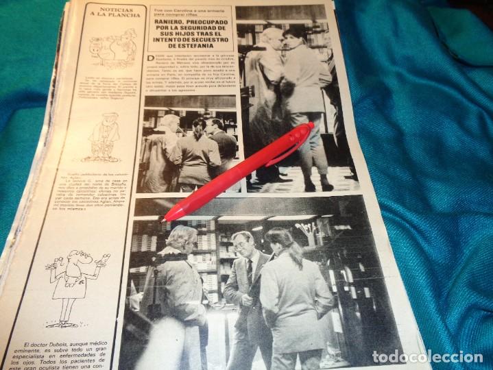 Collectionnisme de Revues et Journaux: RECORTE : CAROLINA DE MONACO Y RAINIERO, PREOCUPADOS. SEMANA, DCMBRE 1984(#)