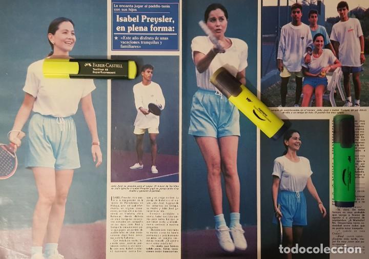 Coleccionismo de Revistas y Peri&oacute;dicos: Reportaje de Isabel Preysler 29.08.90