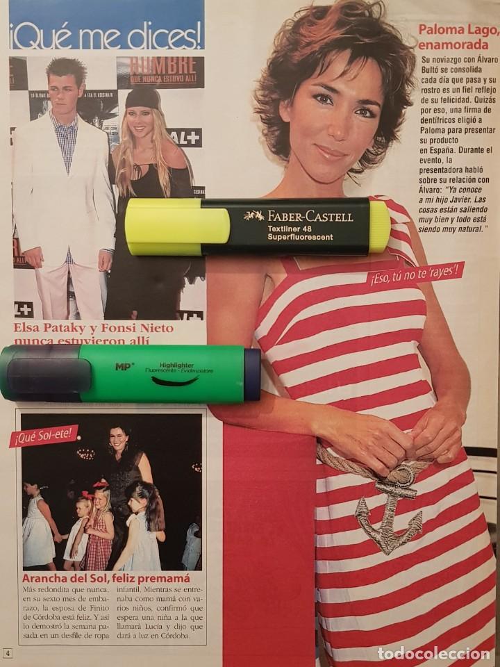 Colecionismo de Revistas e Jornais: Reportaje de Elsa Pataky / Paloma Lago 20.04.2002