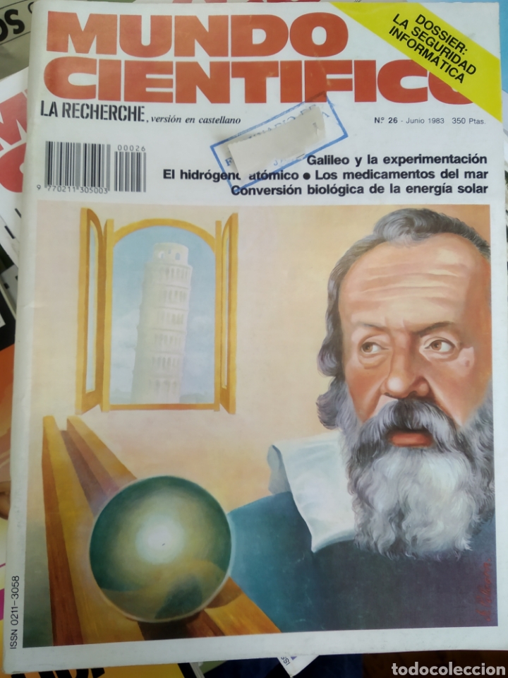 Collectionnisme de Revues et Journaux: MUNDO CIENT&Iacute;FICO LA RECHERCHE N&Uacute;MERO 26 JUNIO 1983