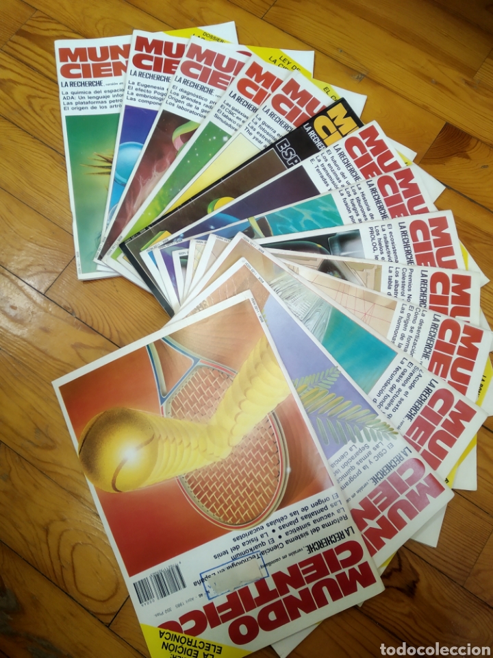 Coleccionismo de Revistas y Peri&oacute;dicos: MUNDO CIENT&Iacute;FICO LA RECHERCHE N&Uacute;MEROS 36 hasta 49, mayo 1984 - agosto 1985