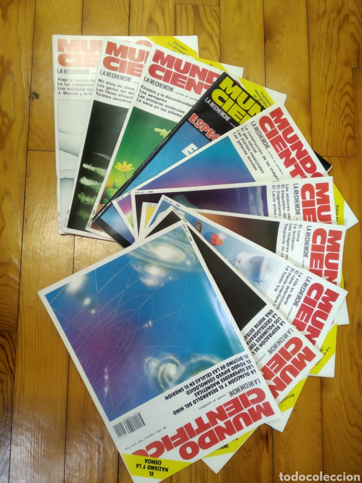 Coleccionismo de revistas y peri&oacute;dicos: MUNDO CIENT&Iacute;FICO LA RECHERCHE N&Uacute;MEROS 101 hasta 110, abril 1990-febrero 1991