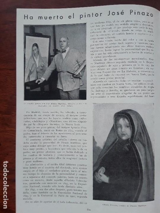 Collezionismo di Riviste e Giornali: JOSE PINAZO PINTOR ATENTADO EXPRESO SEVILLA RECOLECCION ACEITUNA IBIZA JUVENTUDES CATOLICAS 1933