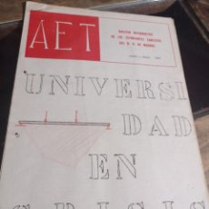 Coleccionismo de Revistas y Periódicos: BOLETIN AET, ESTUDIANTES CARLISTAS DE MADRID, MARZO-ABRIL 1967 REF. UR EST. Lote 302417173