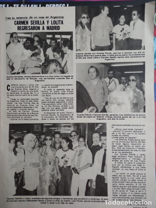 Coleccionismo de Revistas y Peri&oacute;dicos: CARMEN SEVILLA LOLITA FLORES MERCEDES VECINO